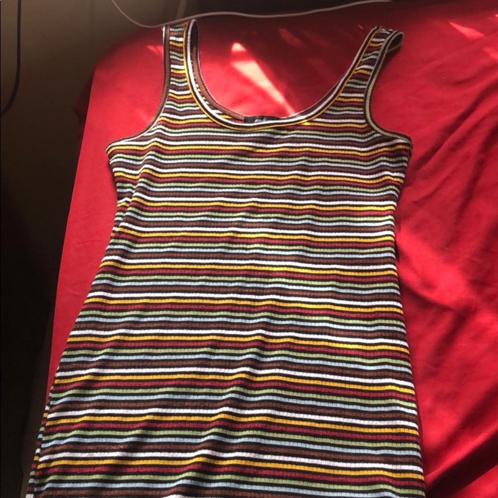 striped dress